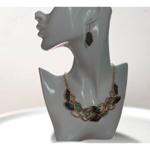 Statement Necklace With Matching Earrings NWT